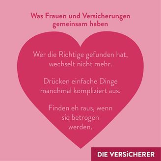 Was Frauen und Versicherungen gemeinsam haben