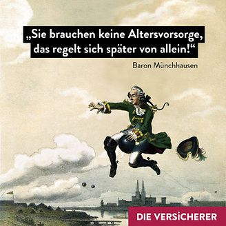 Baron Münchhausen - Lüge Altersvorsorge