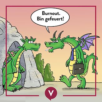 Burnout-Drache
