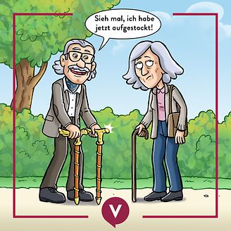 Cartoon - Habe aufgestockt