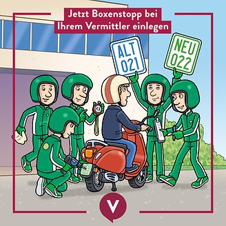 Versicherungskennzeichen: Jetzt Boxenstopp bei Ihrem Vermittler einlegen