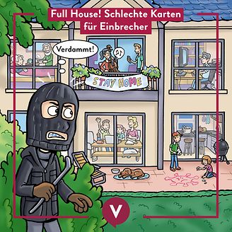 Cartoon: Schlechte Karten für Einbrecher
