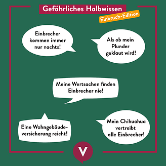 Einbruch - Gefährliches Halbwissen