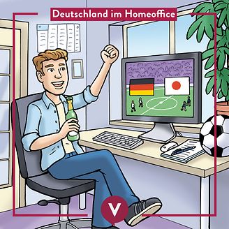 Fußball-WM im Homeoffice