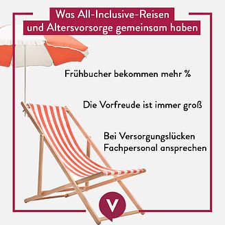 All-inclusive vs. Altersvorsorge