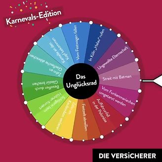 Unglücksrad Karneval