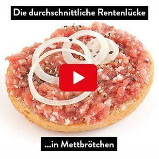Rentenlücke vs. Mettbrötchen