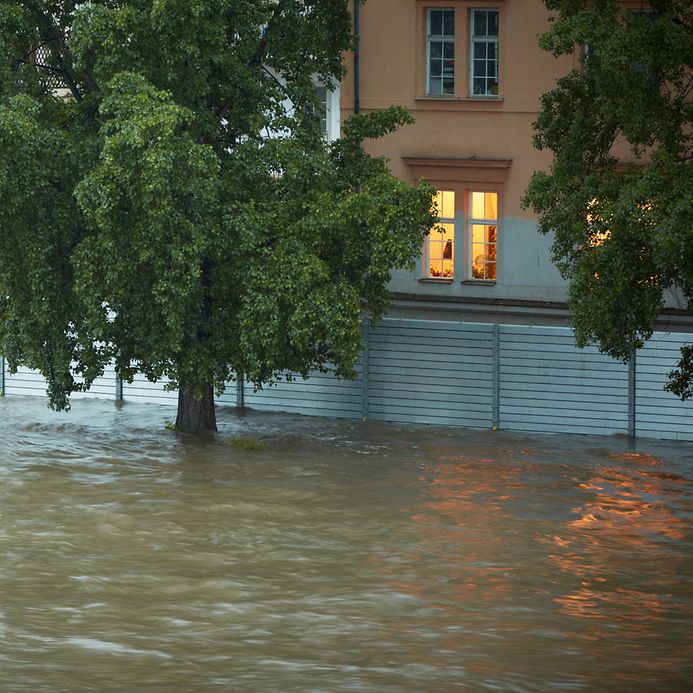 Starkregen: Mit diesen 7 Tipps schützen Sie Ihr Haus (© Gettyimages / Chalabala)