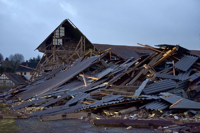 Teuerste Naturkatastrophen in Deutschland: Sturm Friederike (© dpa)