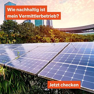 Wie nachhaltig ist mein Vermittlerbetrieb?