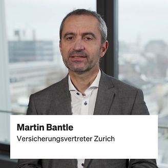 Martin Bantle, Versicherungsvertreter Zurich