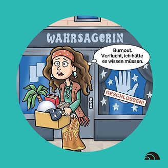 Wahrsagerin hat Burnout und hätte es wissen müssen
