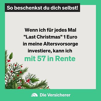 Was Last Christmas und Altersvorsorge verbindet