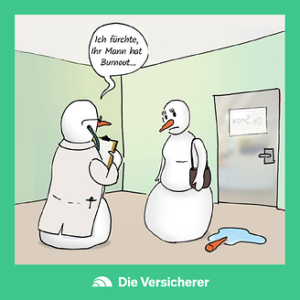 Wenn der Stress dich zum Schmelzen bringt… (© GDV DIE VERSiCHERER)
