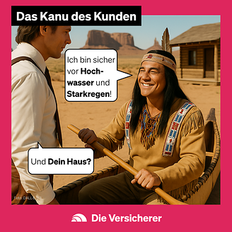 Jetzt im Kino: Das Kanu des Kunden (© DIE VERSiCHERER)